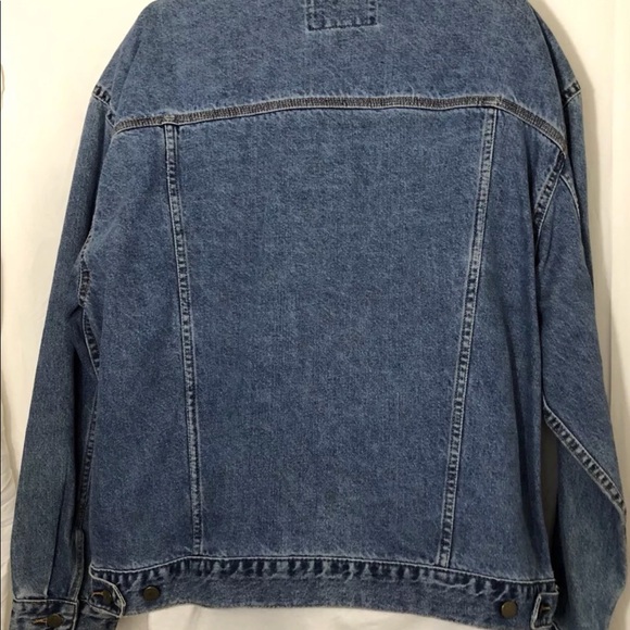 Vintage Eddie Bauer Outdoor Denim Blue Jean Jacket - Picture 6 of 7